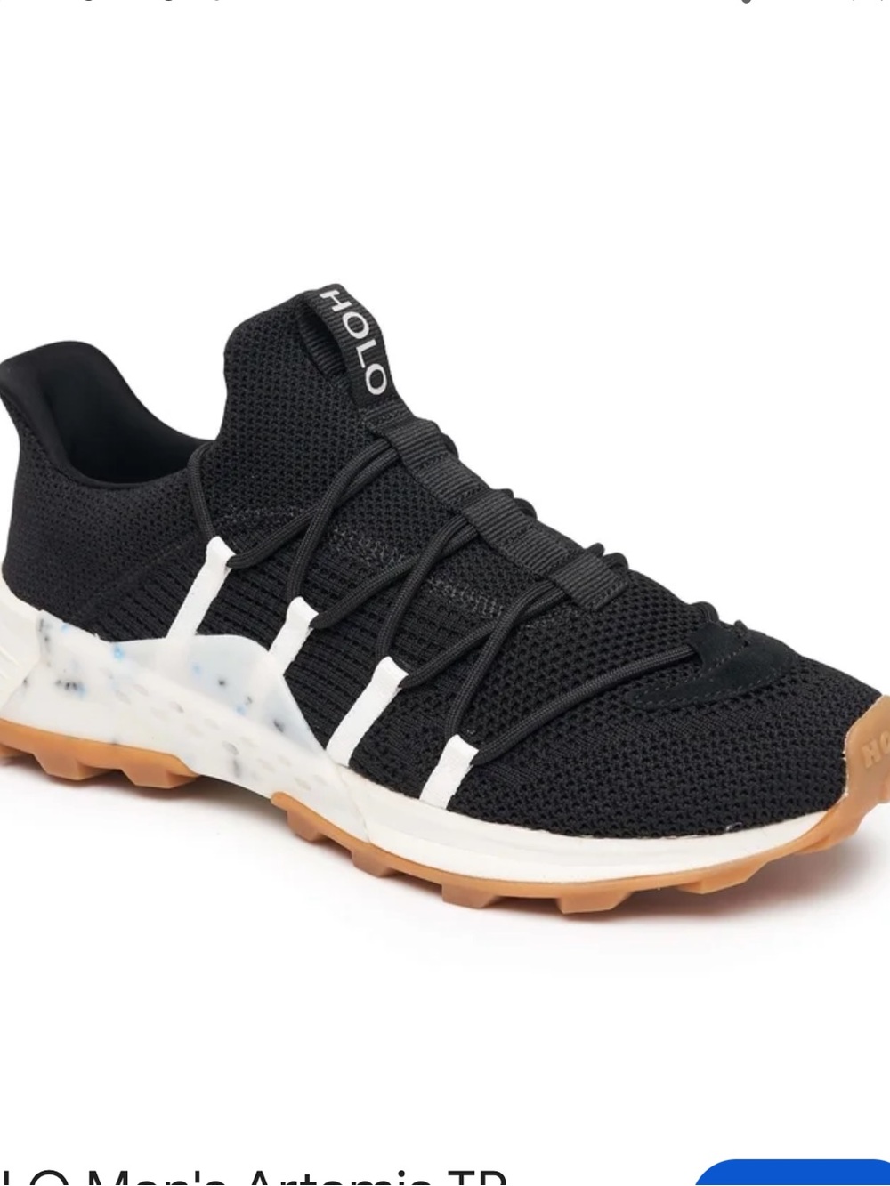 Women's Black Knit Sneakers with Subtle White Accents